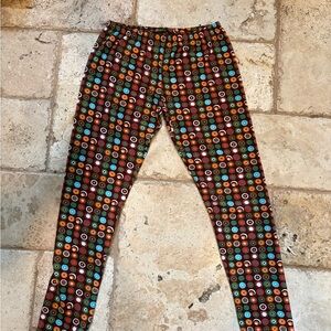 Luna Claire Multicolor Patterned Women's Leggings